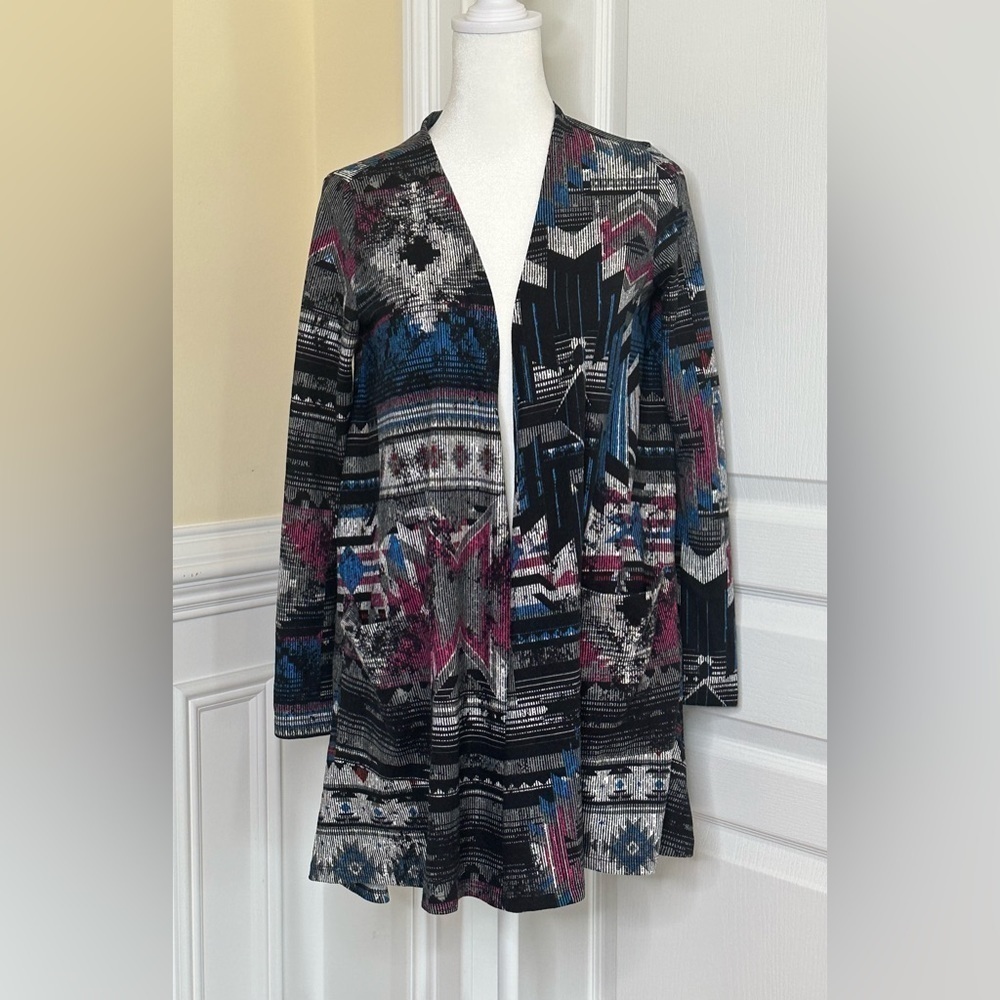 LuLaRoe Caroline Mid-Length A-Line Cardigan Size Small